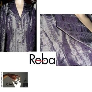 Reba NWOT Lt Purple Puffy Boxy Blazer Size 14